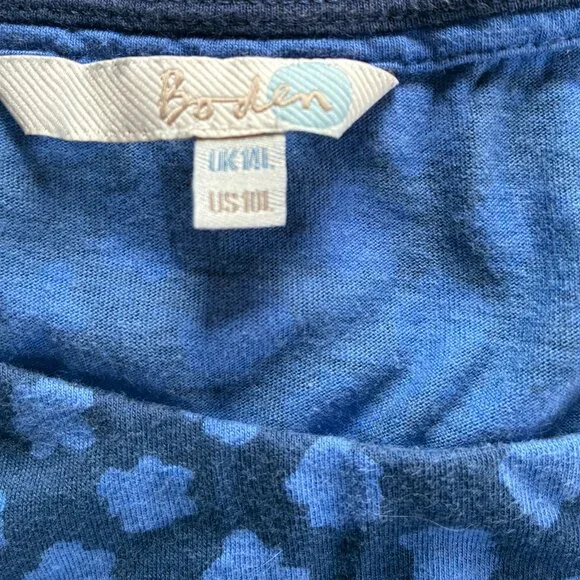 Boden Sleeveless Dress  - size 10L  -Blue - Picture 5 of 6